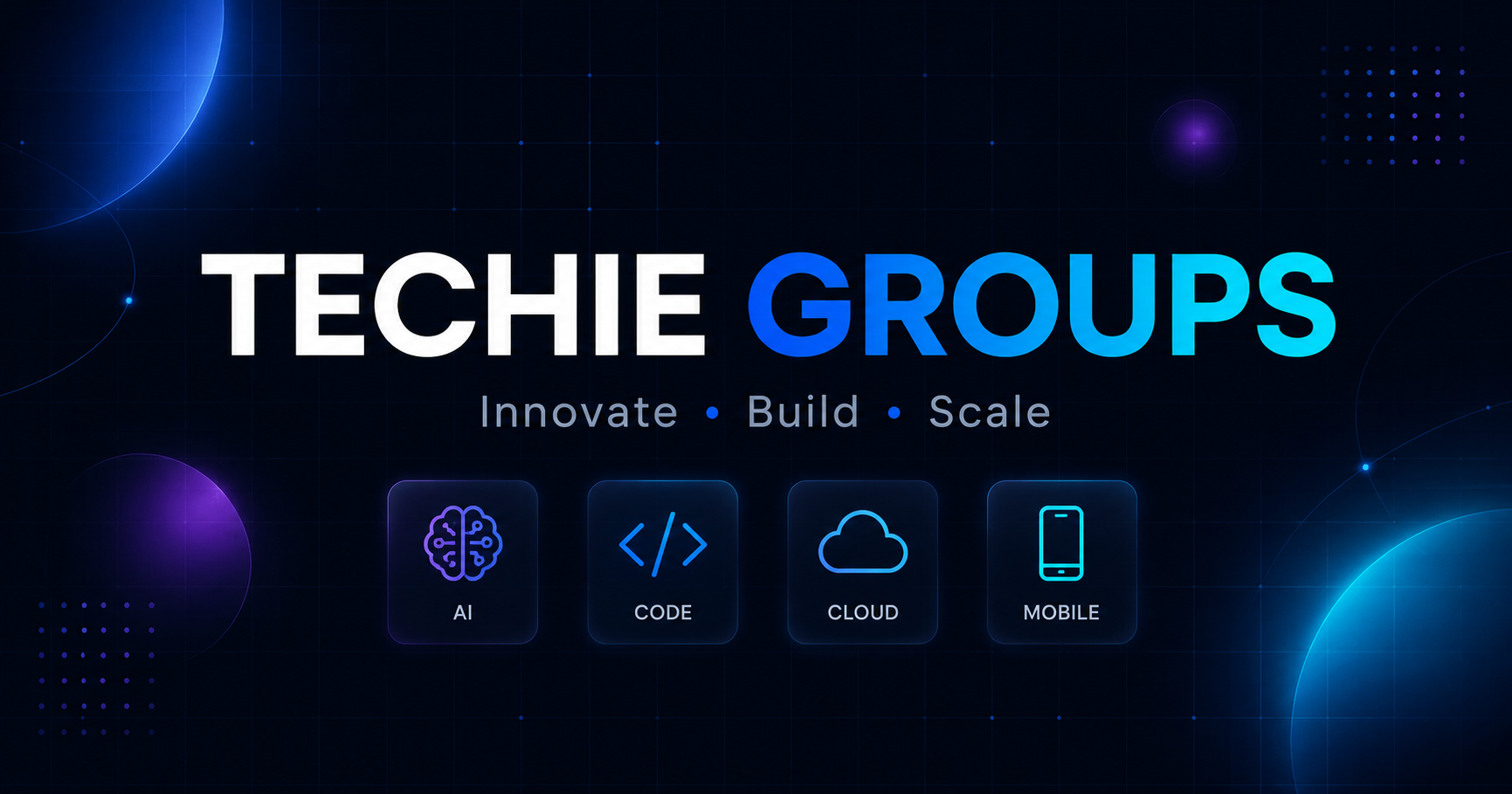 Development Image Techy Techie Groups | Innovate • Build • Scale
